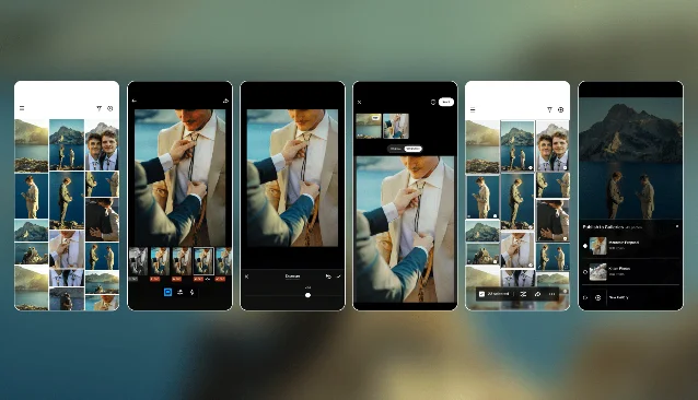 VSCO Studio Pro workflow screenshots