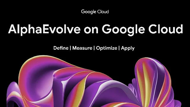 AlphaEvolve on Google Cloud 官方主视觉