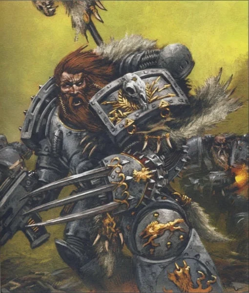 Bjorn the Fell-Handed, ancient Space Wolves Dreadnought, oldest warrior in the Imperium