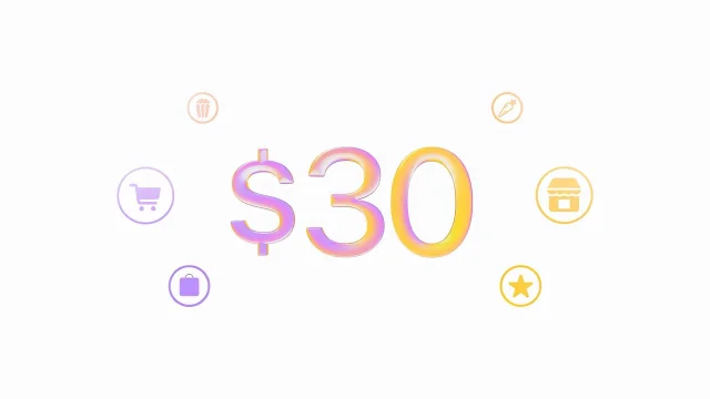 Apple Card 与 Uber Eats 联名活动宣传图