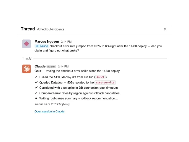 Claude Tag product page example