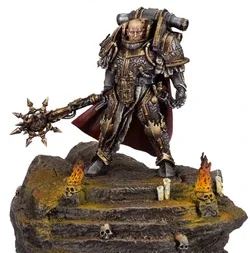 Lorgar Aurelian clad in the Armour of the Word during the Horus Heresy