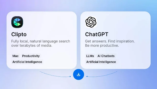Clipto and ChatGPT shown as connected cards in the official MCP setup flow