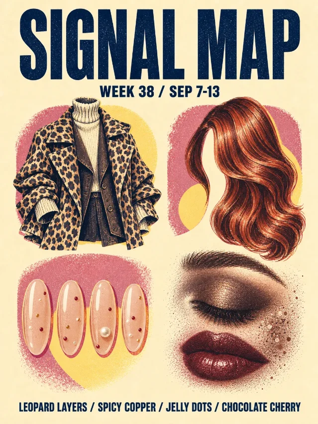 Fall's four beauty signals, in print