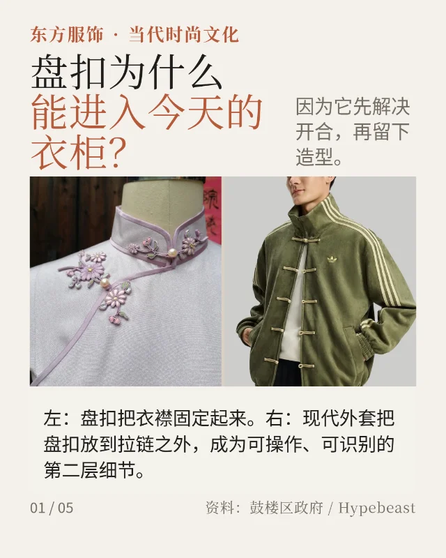 盘扣为什么能进入今天的衣柜？