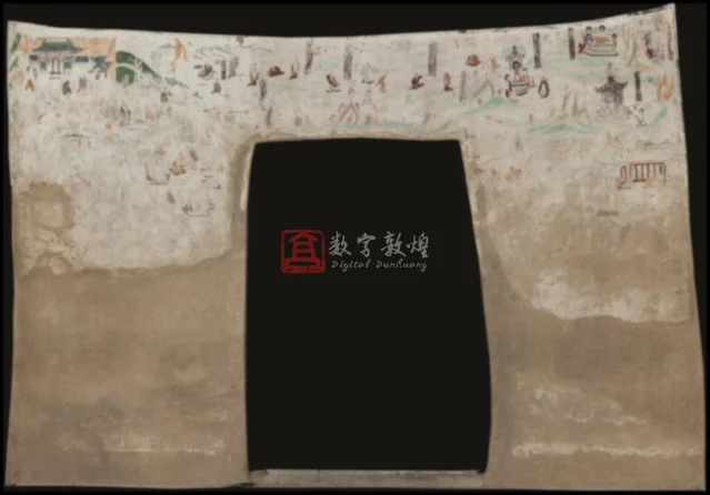 莫高窟第23窟主室东壁法华经变全景