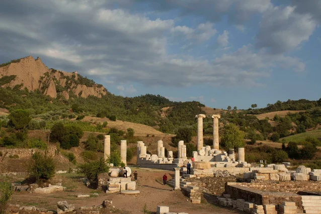 Temple of Artemis at Sardis, east end and standing columns
