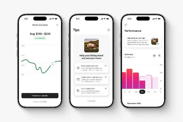 Airbnb 房东端工具界面