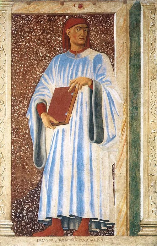 Portrait of Giovanni Boccaccio by Andrea del Castagno, c. 1450