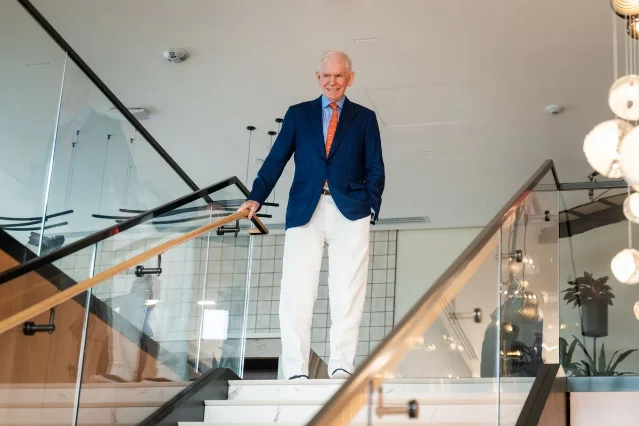 Jeremy Grantham, GMO co-founder, in a portrait photograph
