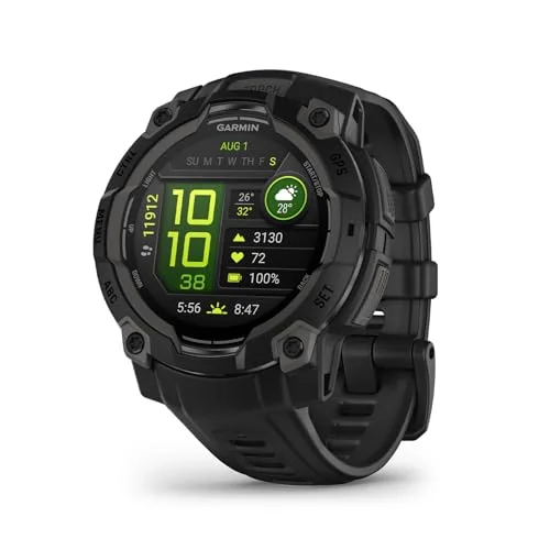 Garmin Instinct 3 45mm with AMOLED display — 43-day ATL hold at $299.99