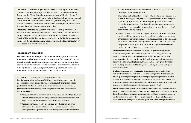 Anthropic《Advanced AI Framework》第 7–8 页