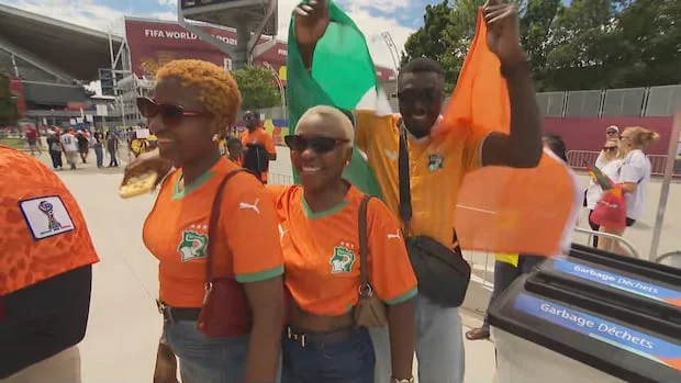 Ivory Coast fans in Toronto