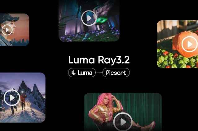 Luma Ray3.2 inside Picsart AI Playground