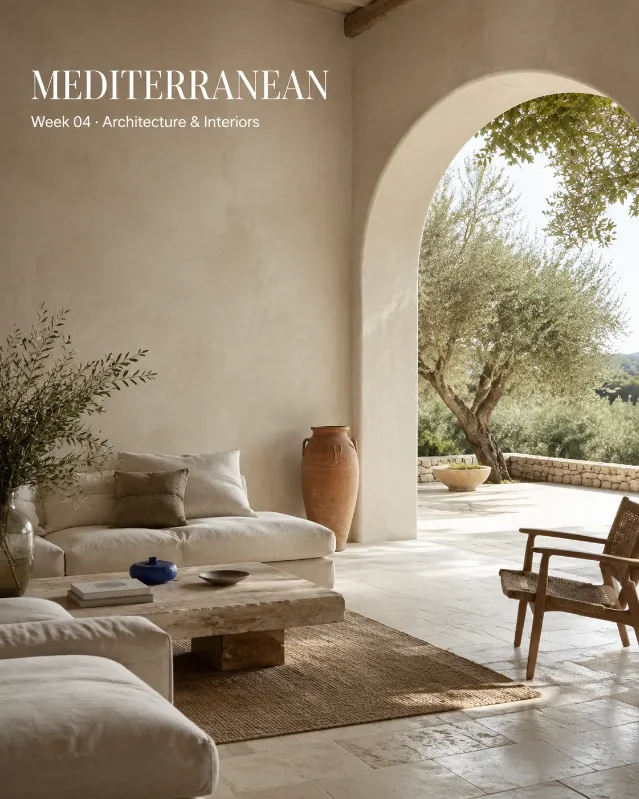 Mediterranean mood board · Week 04