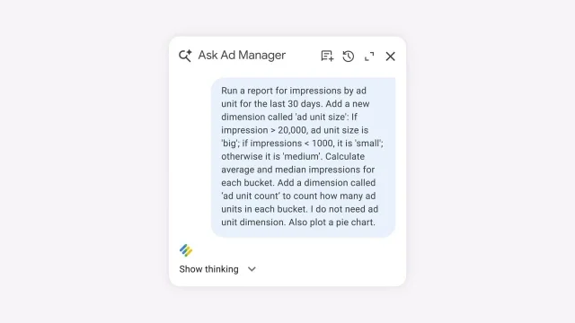 Ask Ad Manager 的对话框示例