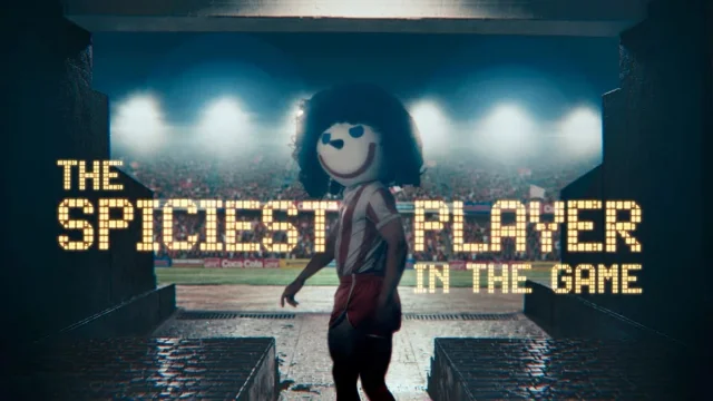 Jack in the Box frames mascot Jack Box as a fictional 1980s soccer legend