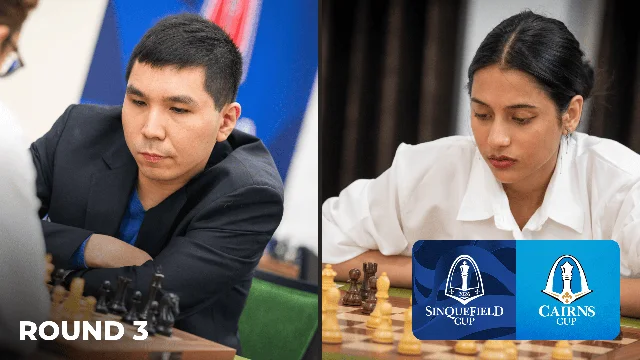 Sinquefield Cup and Cairns Cup round 3 promotional graphic