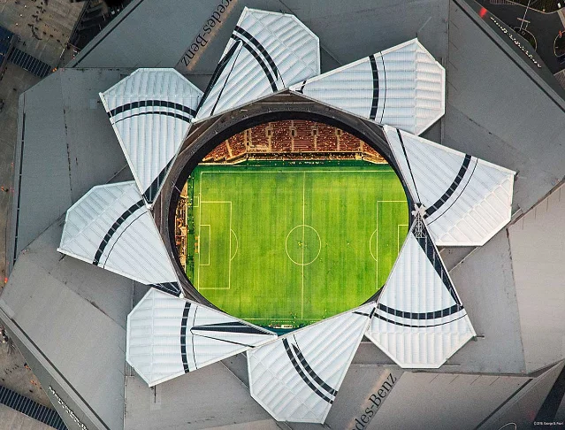 Mercedes-Benz Stadium 航拍