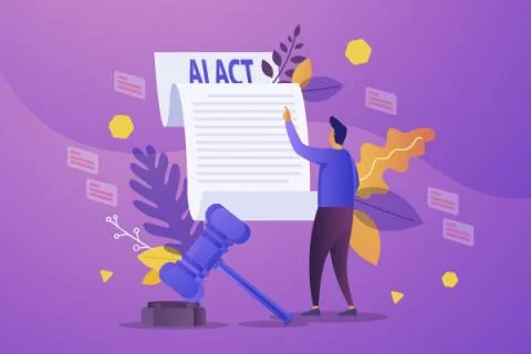 欧盟委员会关于 AI Act 执法与透明度要求的官方配图