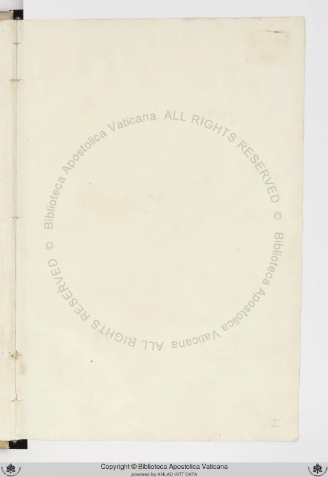 Flyleaf of Vat.gr.1294 showing the "Ex libris Fulvii Ursini" ownership inscription