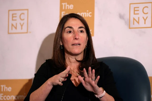 Cleveland Fed President Beth Hammack speaking at the Economic Club of New York, 2025