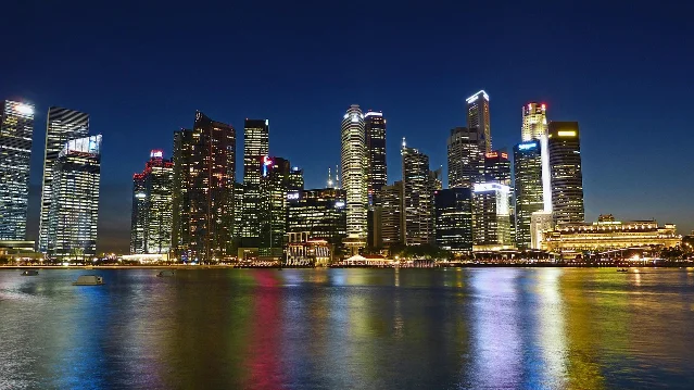 Financial district skyline — the world Bing Xiang built his AI career in before the industrial pivot