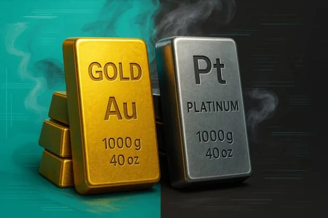 Gold and platinum bullion
