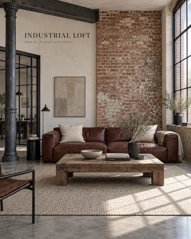 Industrial Loft mood board · Week 06