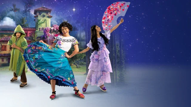 Encanto performers on ice