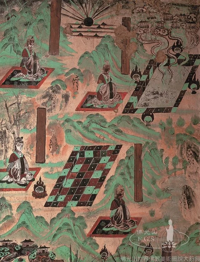 第 217 窟十六观局部