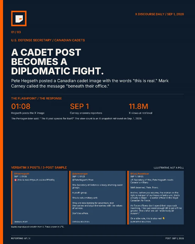 A cadet post becomes a diplomatic fight