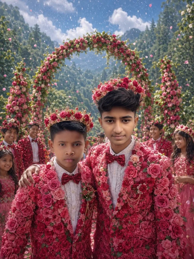 दो भाई गुलाबों के लिबास में — यह real moment है