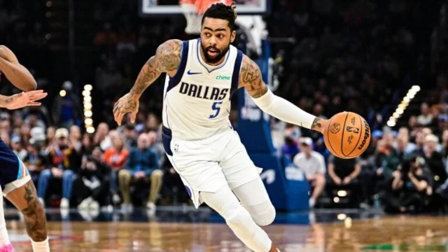 D'Angelo Russell 在独行侠时期持球突破