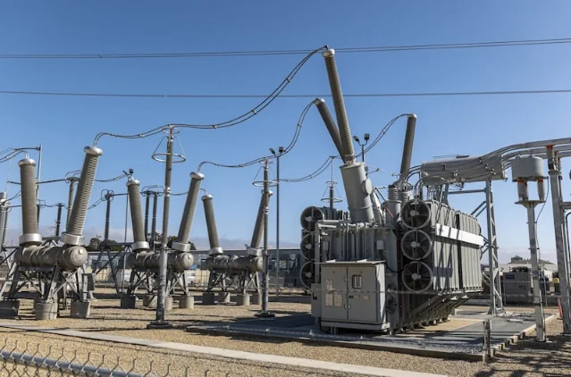 Battery storage facility and substation