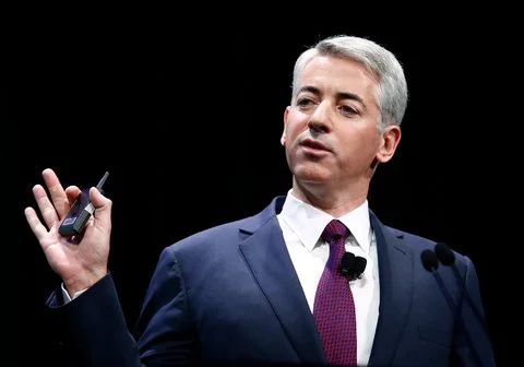 Bill Ackman of Pershing Square Capital Management speaking at a conference