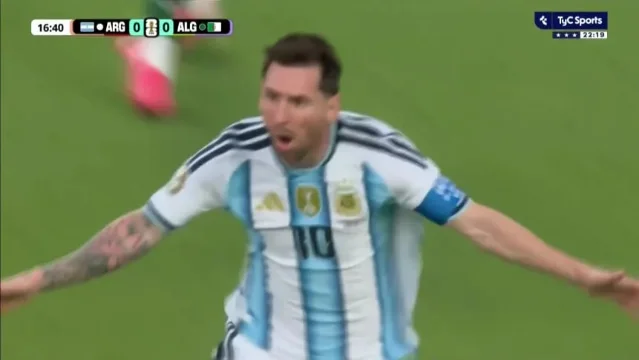 Messi's 17th-minute strike puts Argentina ahead