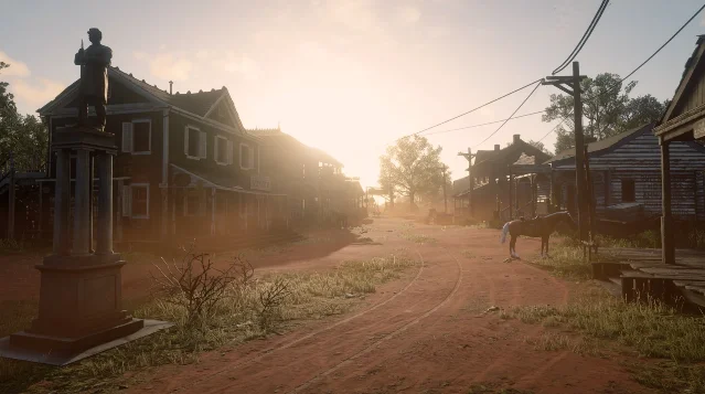 1899 年的罗兹街道与邦联纪念碑