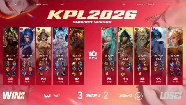 第五局赛后数据图