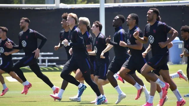 USMNT training group before Türkiye
