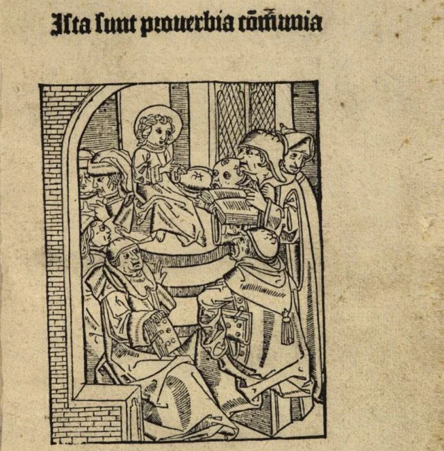 Woodcut from Proverbia Communia