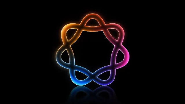 Apple Intelligence 的彩色环形标识