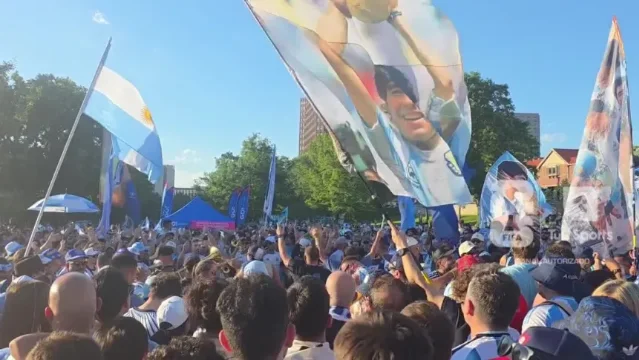 Argentina fans in Kansas City