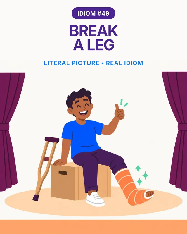 Break a Leg — English Idiom #49