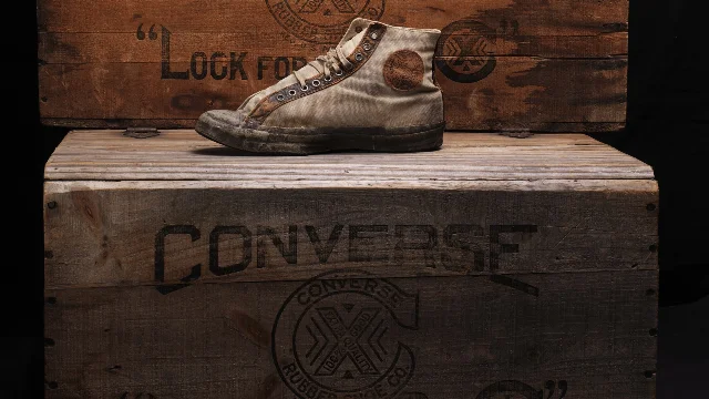 Converse All Star circa 1923, one of the early iterations of the basketball shoe