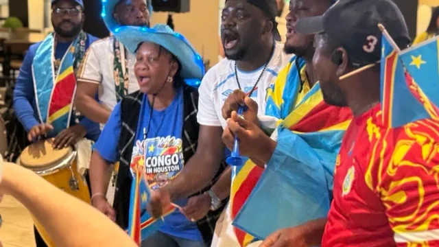 Congolese fans in Houston