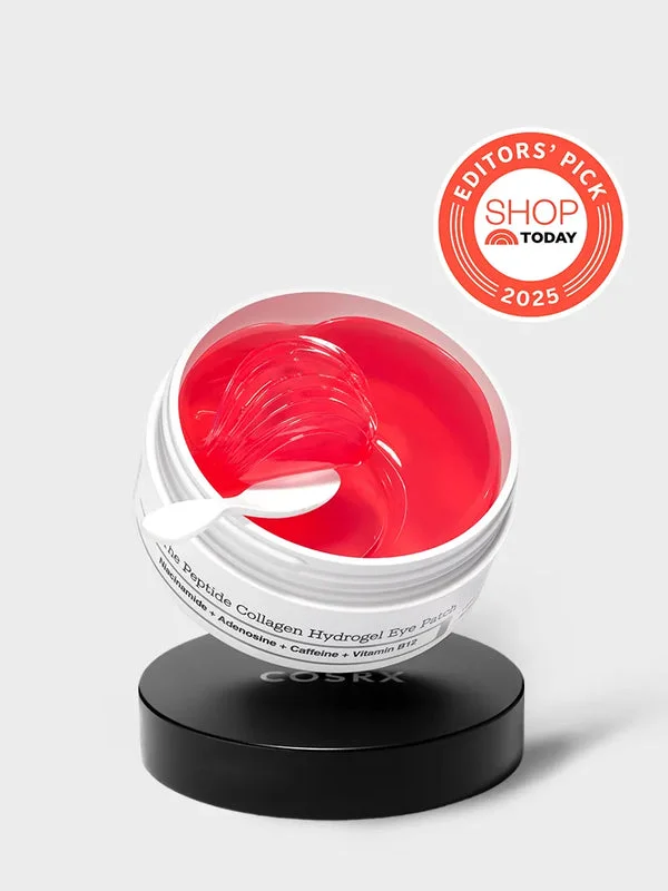 COSRX Peptide Collagen Hydrogel Eye Patch — brightening and de-puff hydrogel patch
