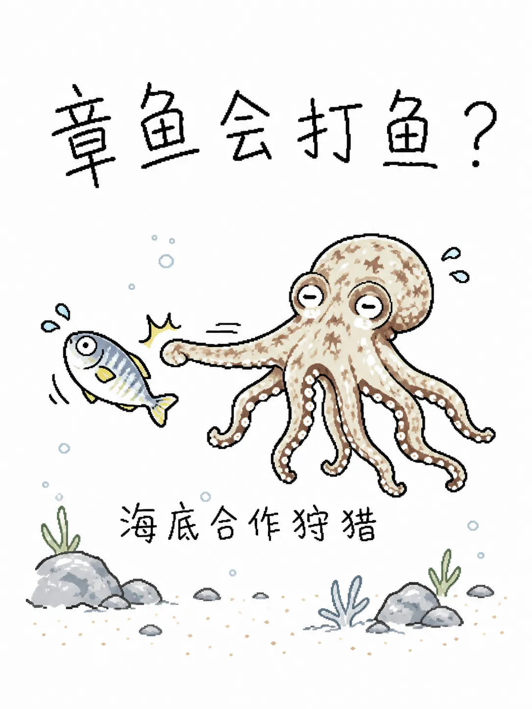章鱼会打鱼，催它干活？