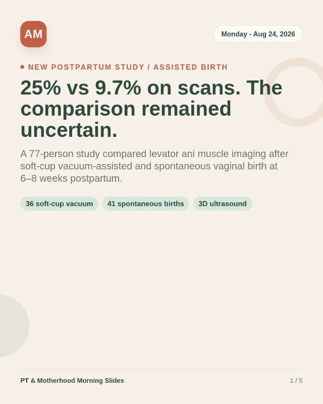 25% vs 9.7% on scans. The comparison remained uncertain.