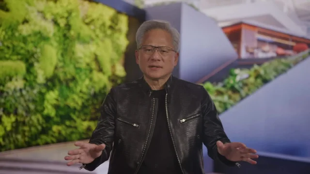 Jensen Huang, Nvidia CEO, speaking after Q1 earnings on May 20, 2026 — in conversation with CNBC's Sara Eisen
